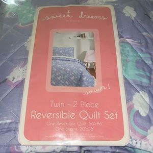 Twin Reversible quilt set